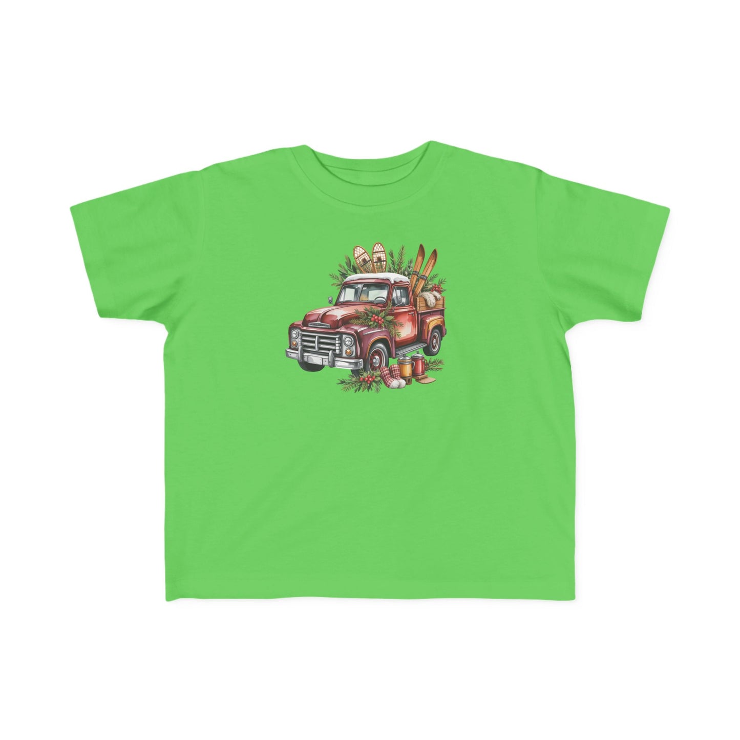 Retro Holiday Truck Toddler T-Shirt