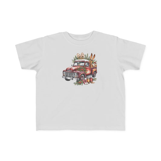 Retro Holiday Truck Toddler T-Shirt