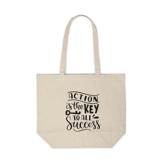 Action Key Success Canvas Bag