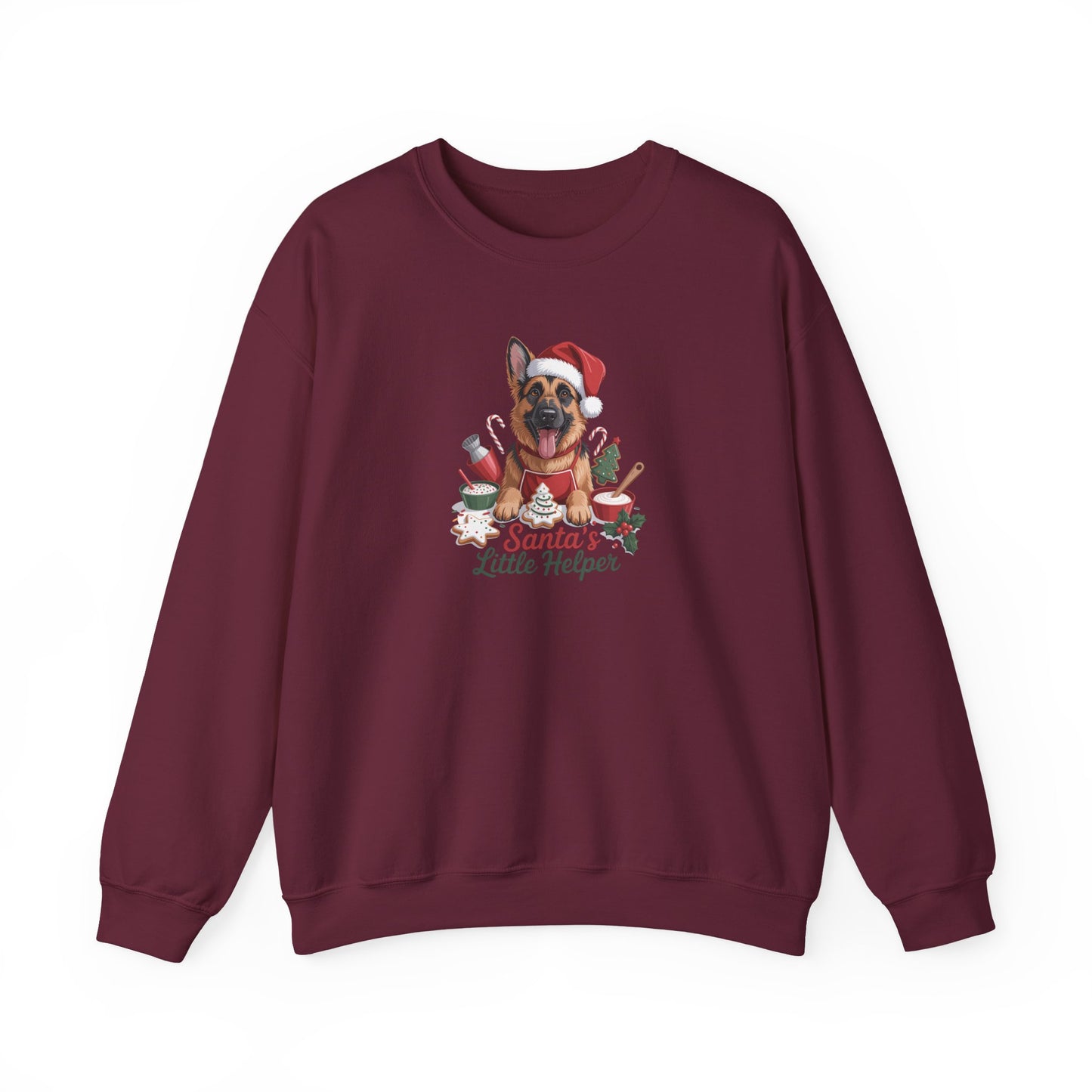 German Shepherd Holiday Women's Crewneck