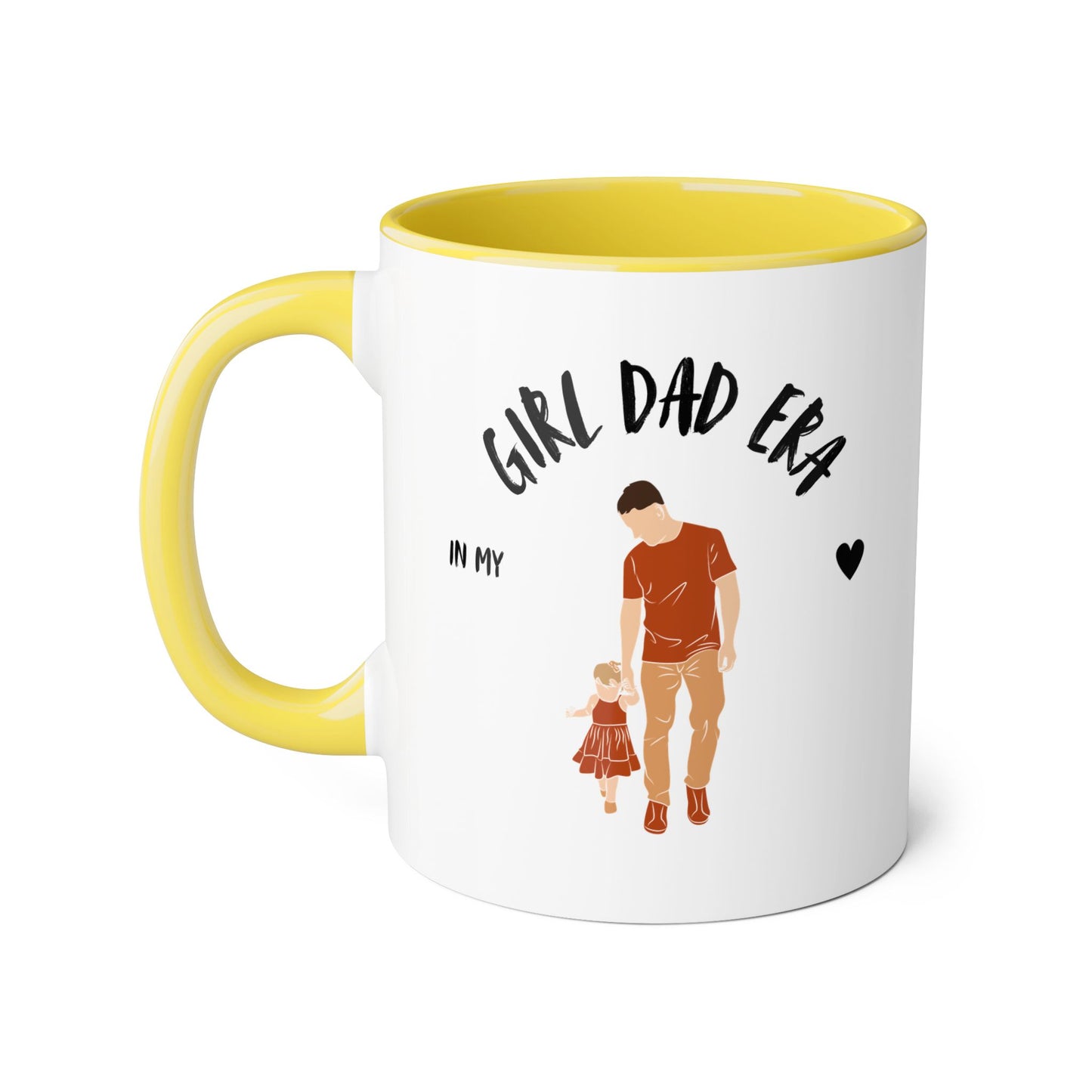 Girl Dad Era 2 Tone Mug