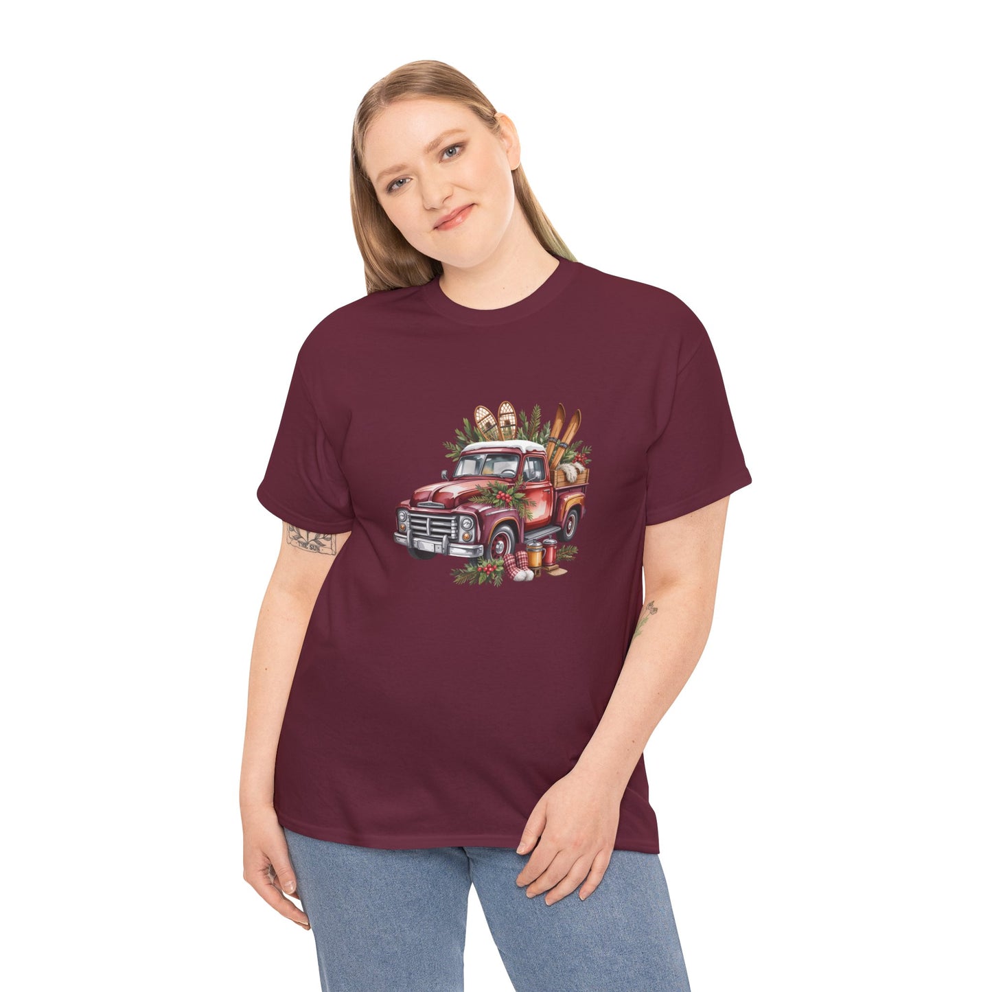 Retro Holiday Truck Women's T-Shirt