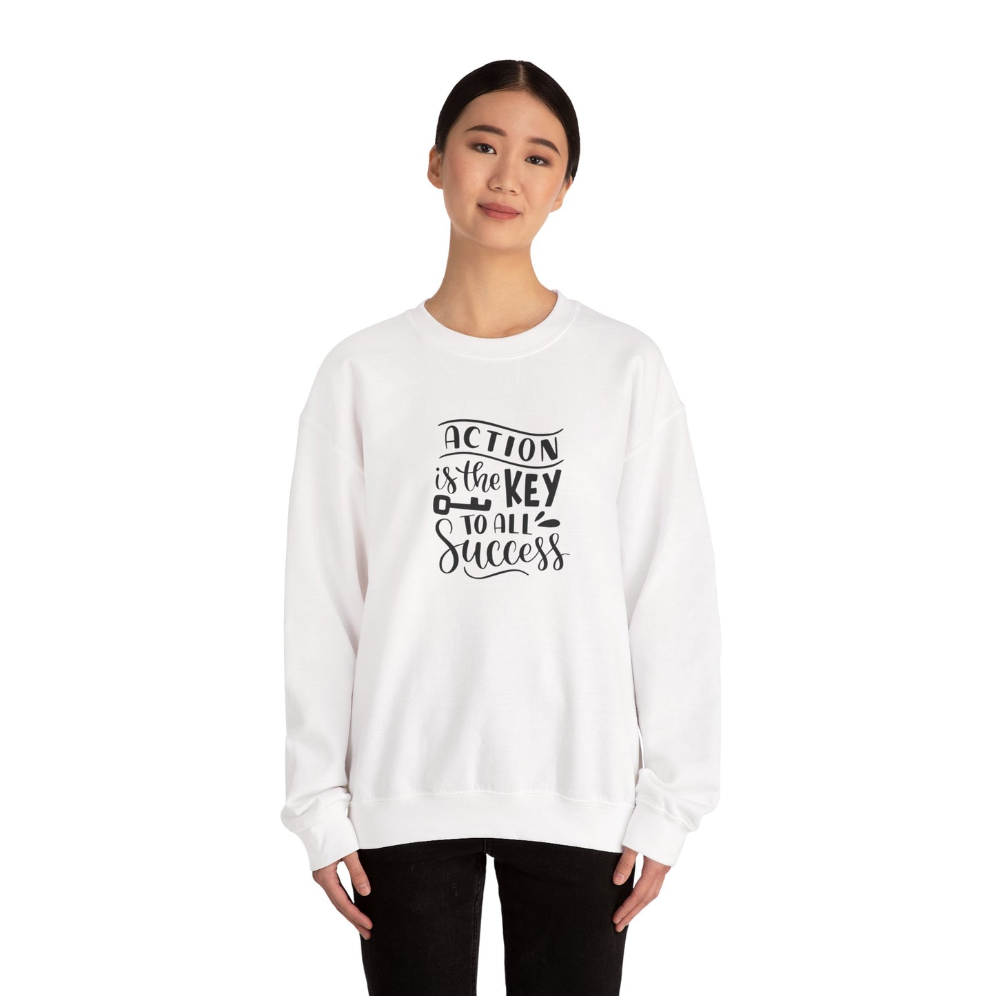 Action Key to Success Women's Crewneck