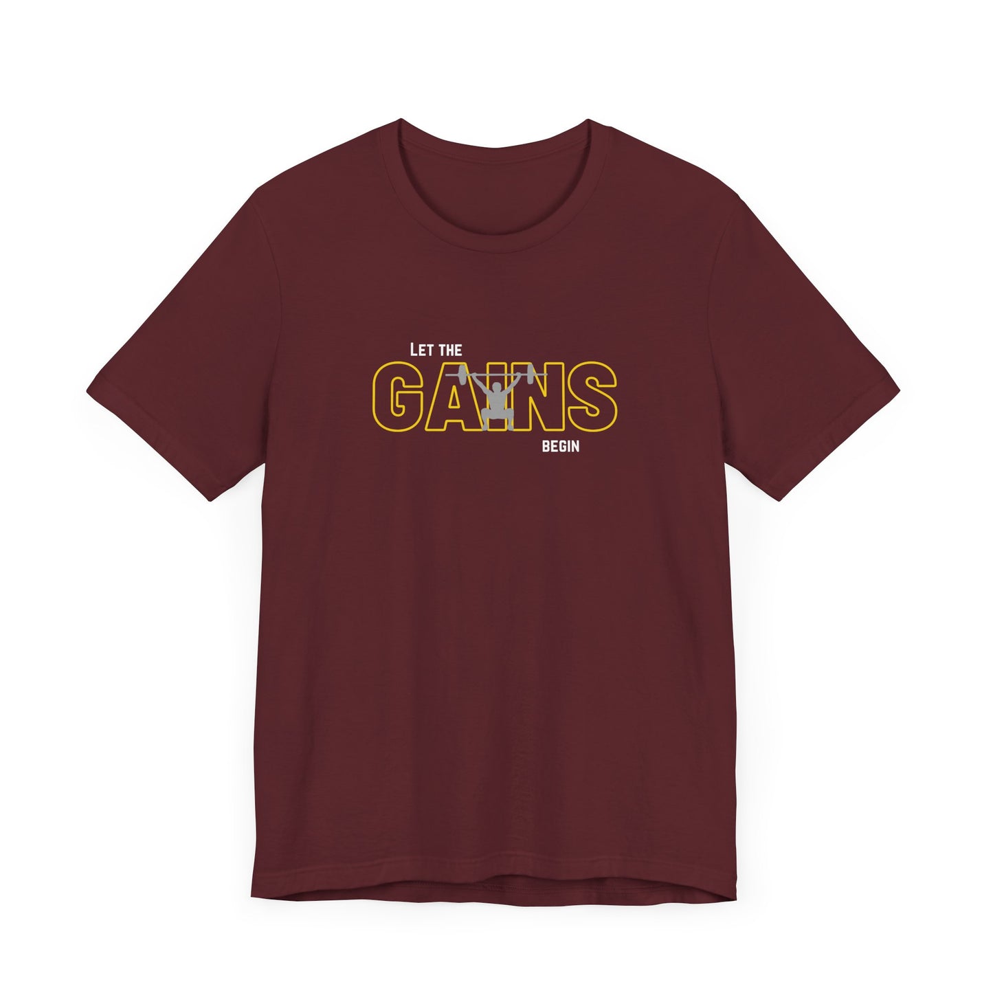 'Let the Gains Begin' - Men's T-Shirt