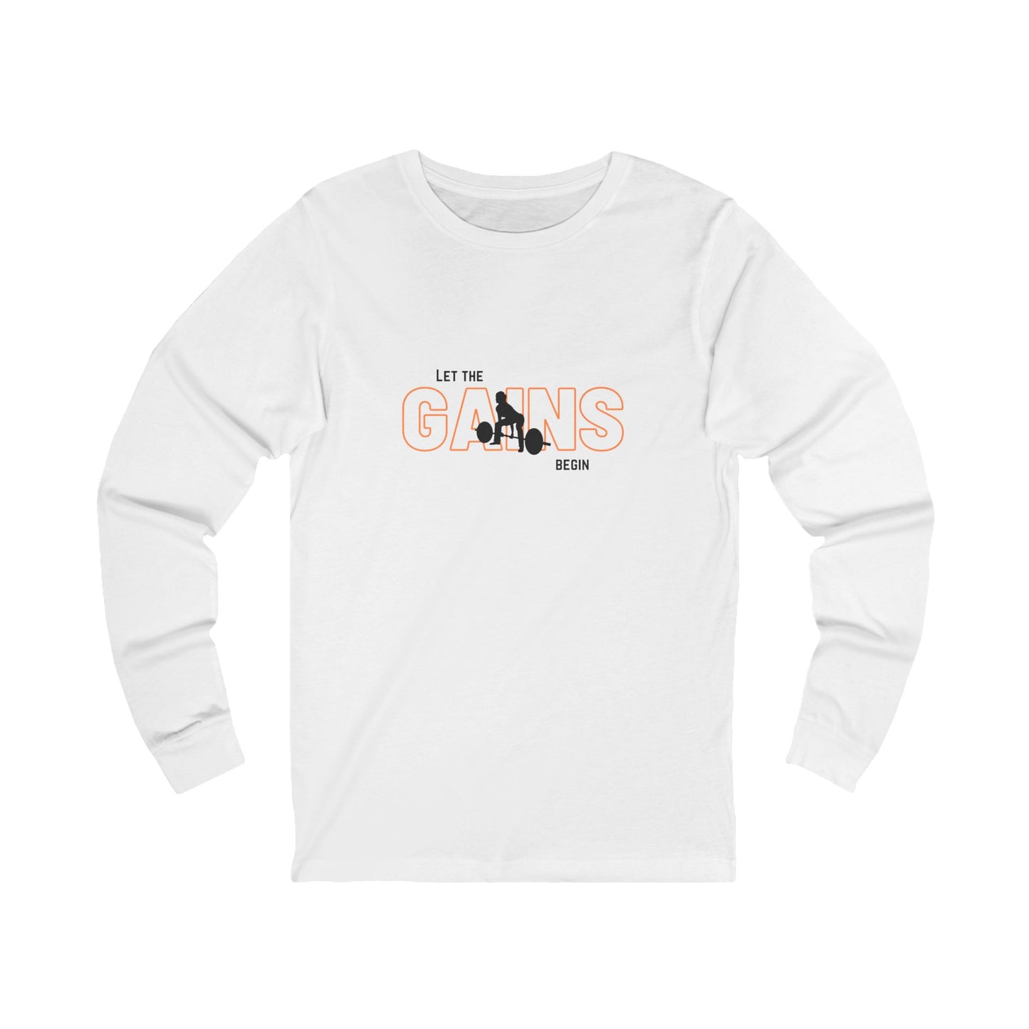 'Let the Gains Begin' Women's Long Sleeve