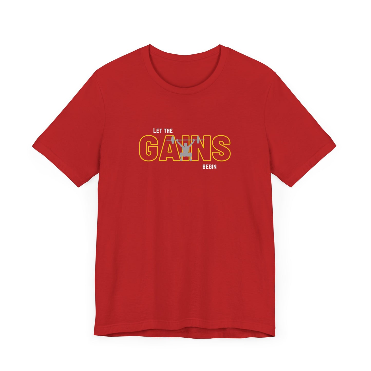 'Let the Gains Begin' - Men's T-Shirt