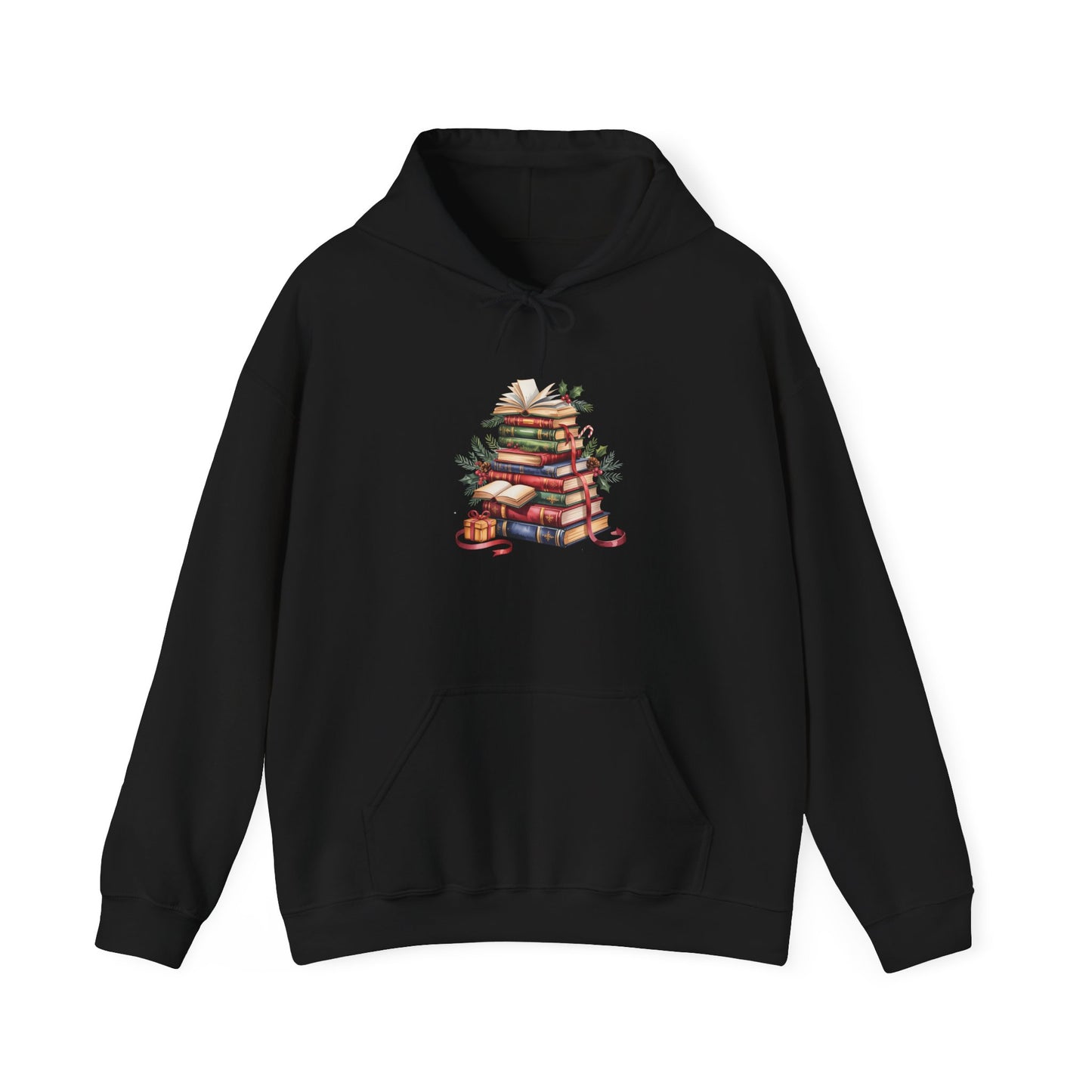 Vintage Booklover Holiday Hoodie