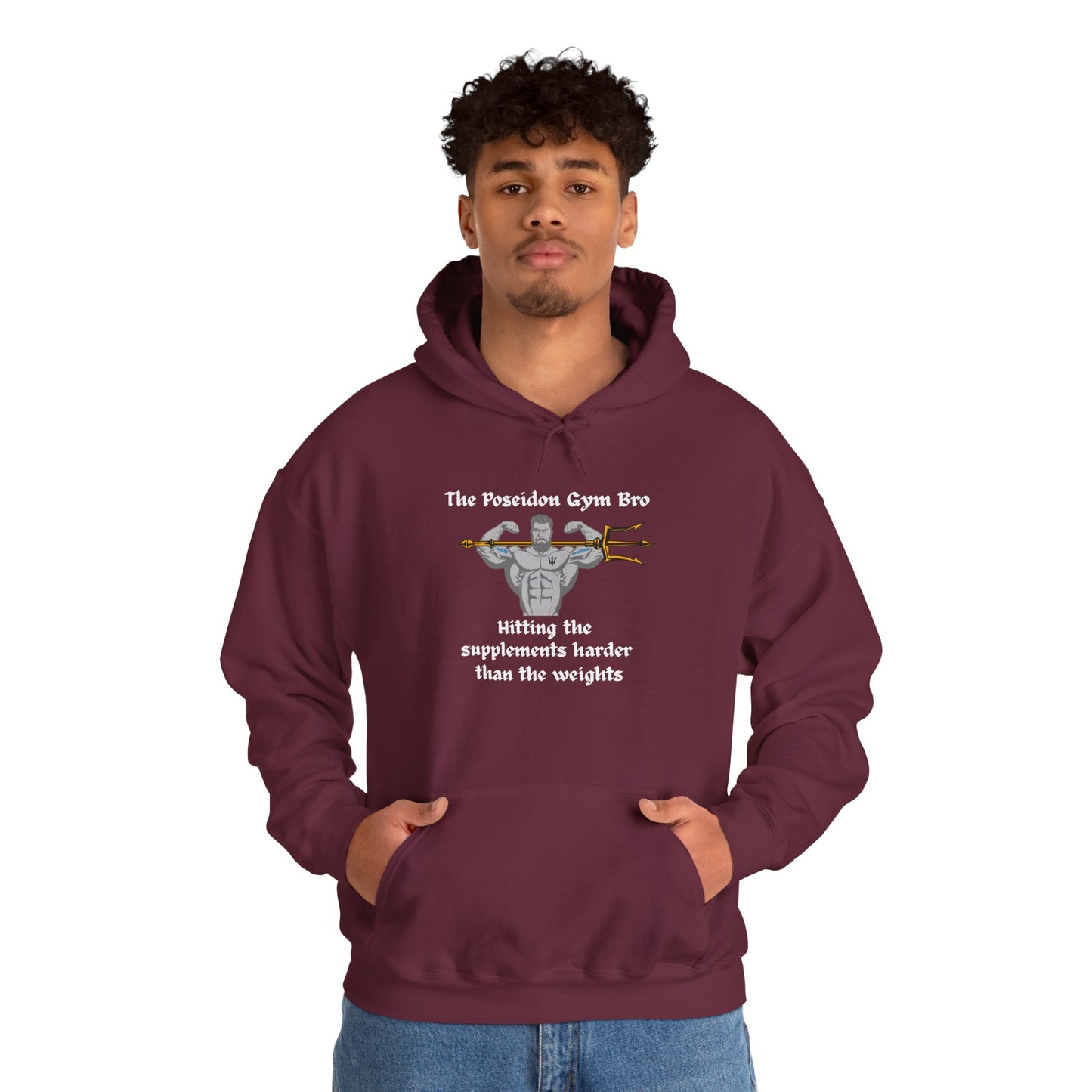 Poseidon Gym Bro Men's Hoodie