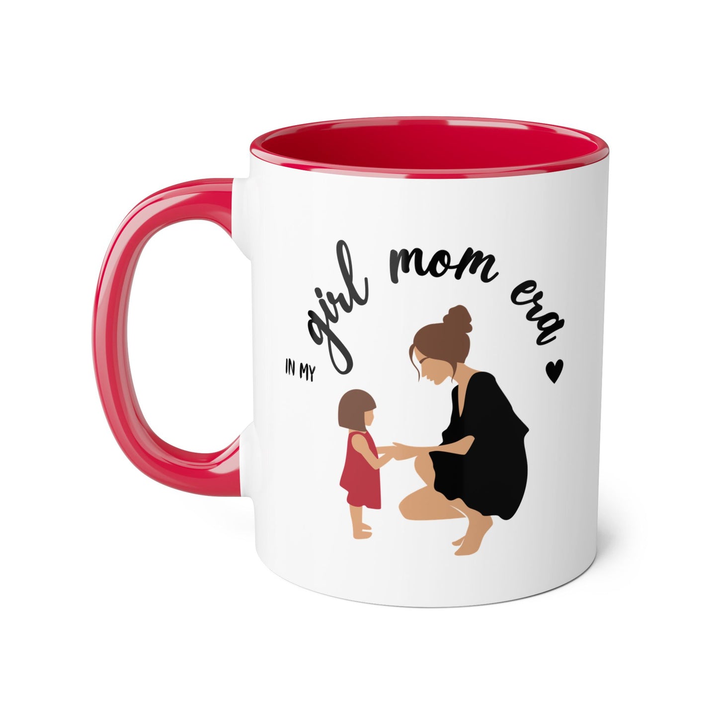Girl Mom Era 2 Tone Mug
