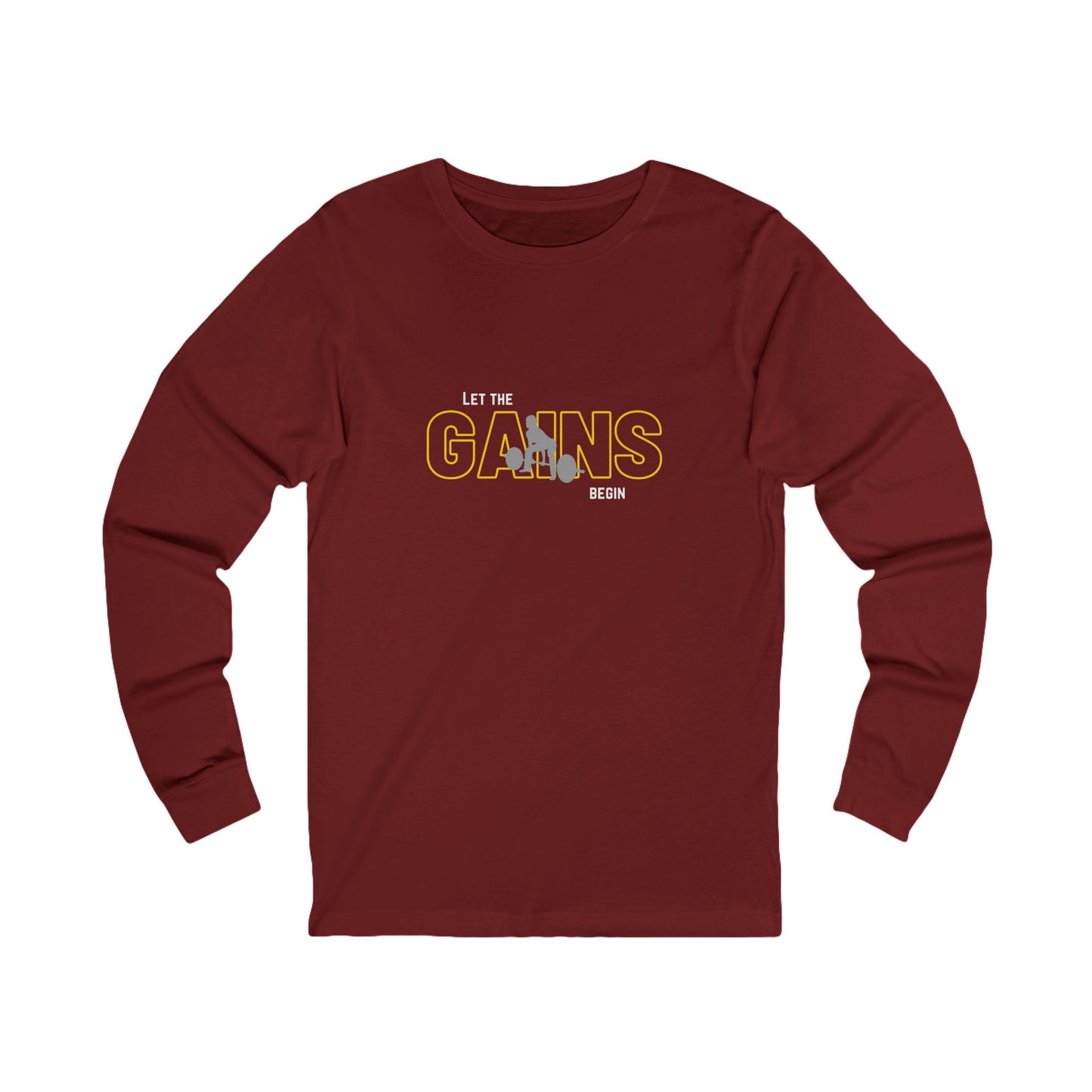 'Let the Gains Begin' Women's Long Sleeve