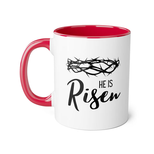 Crown - He Is Risen 2 Tone Mug