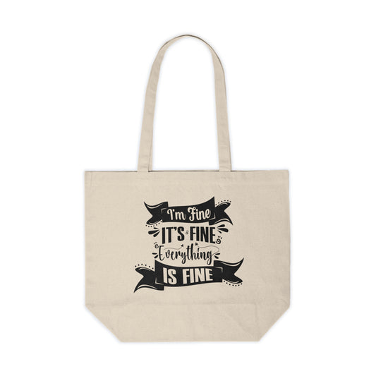I'm Fine Canvas Bag