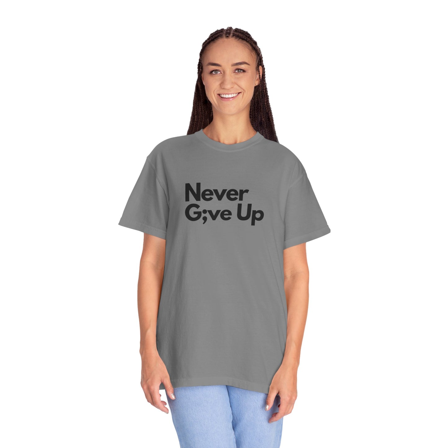 Never G;ve Up Women's T-Shirt