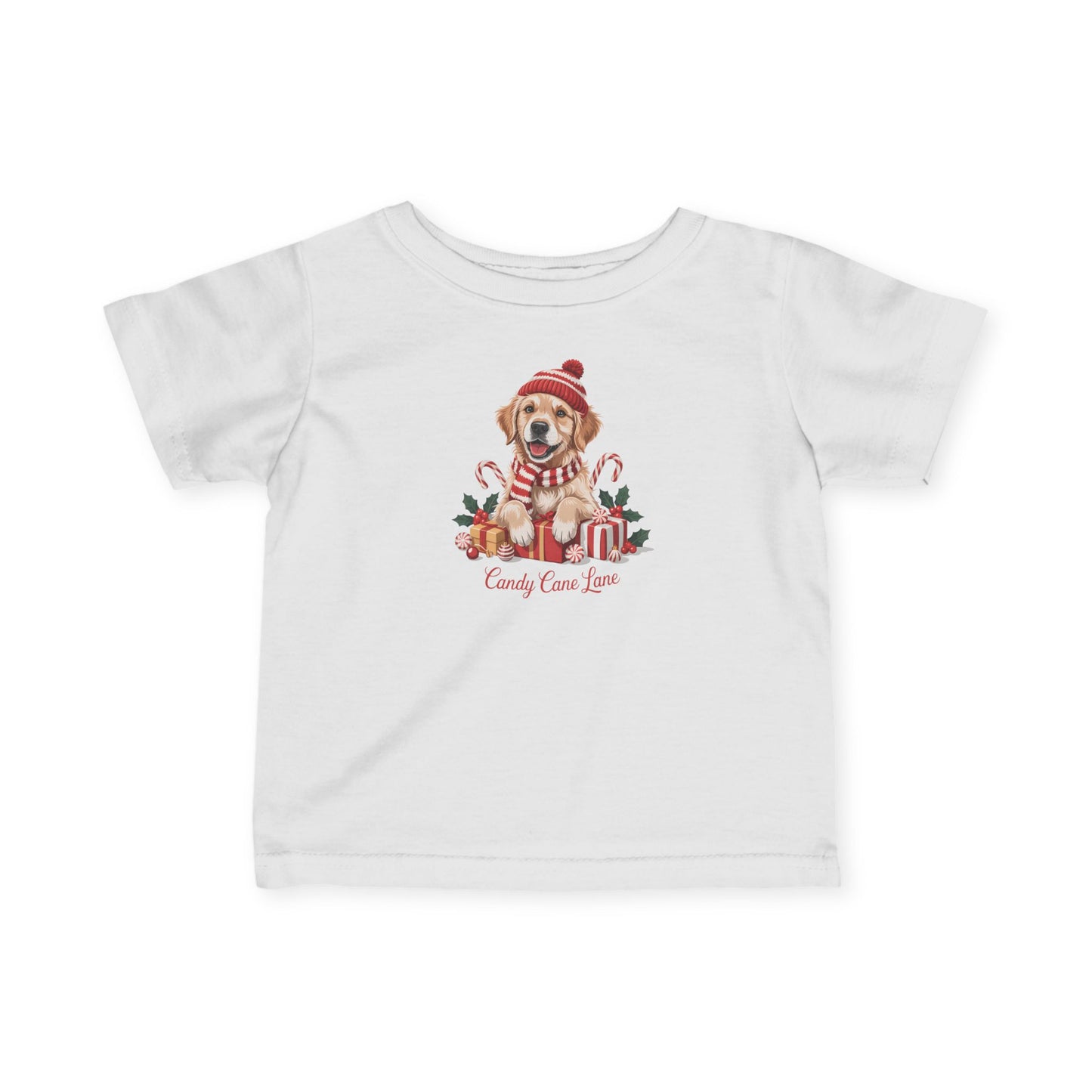 Golden Retriever Holiday Infant T-Shirt