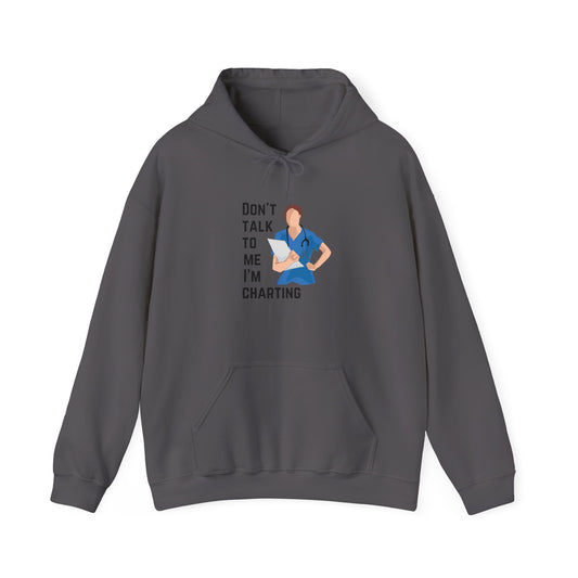"Don't Talk to Me I'm Charting" Women's Hoodie