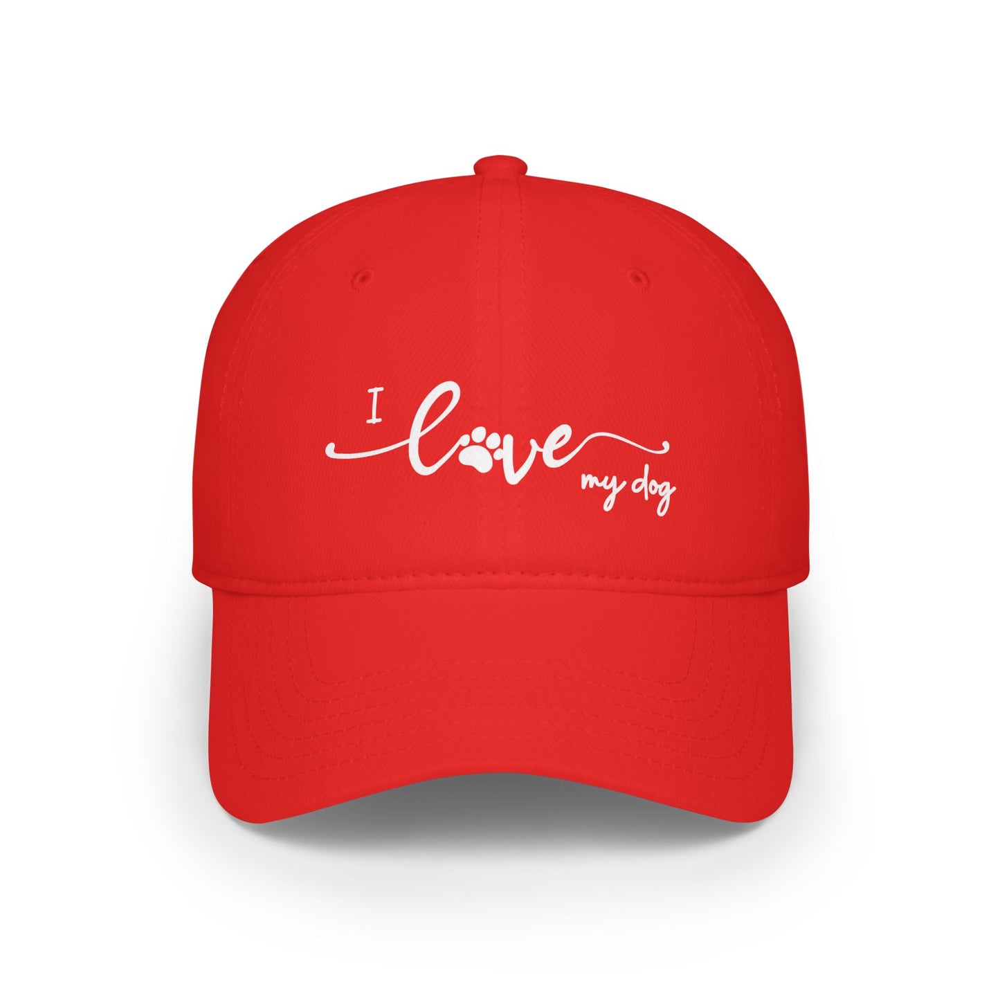 I Love My Dog Baseball Cap