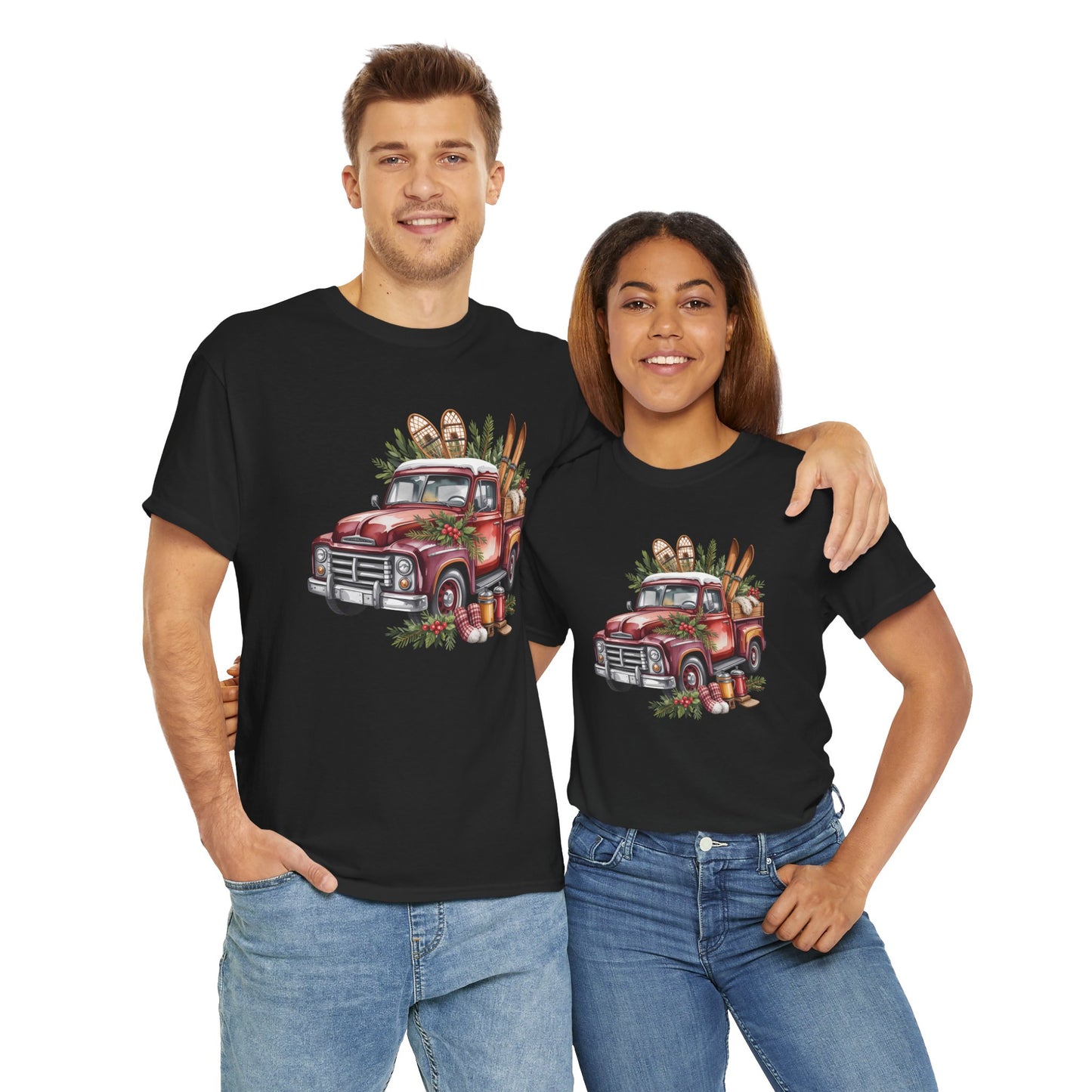 Retro Holiday Truck Men's T-Shirt