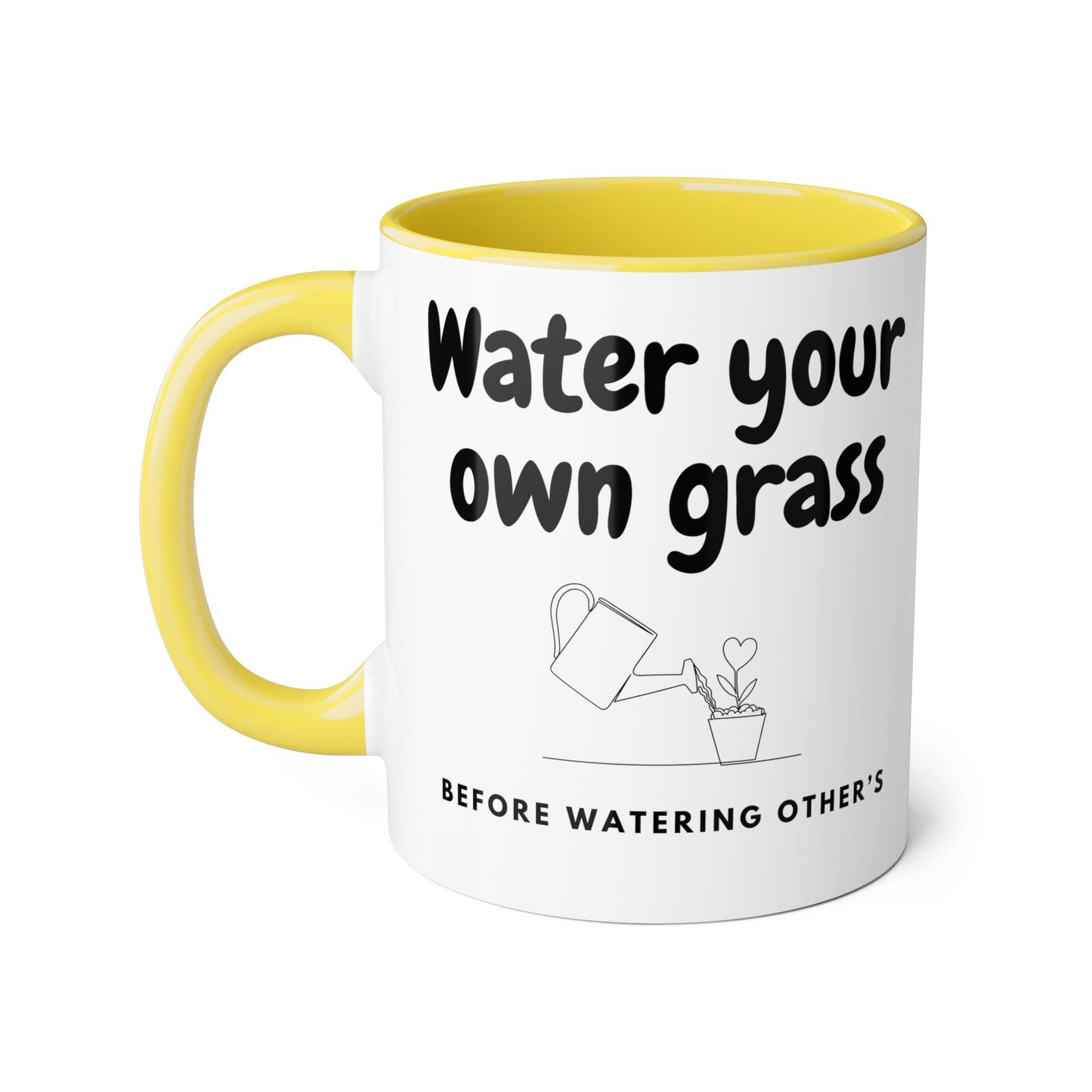 Water Your Own Grass 2 Tone Mug