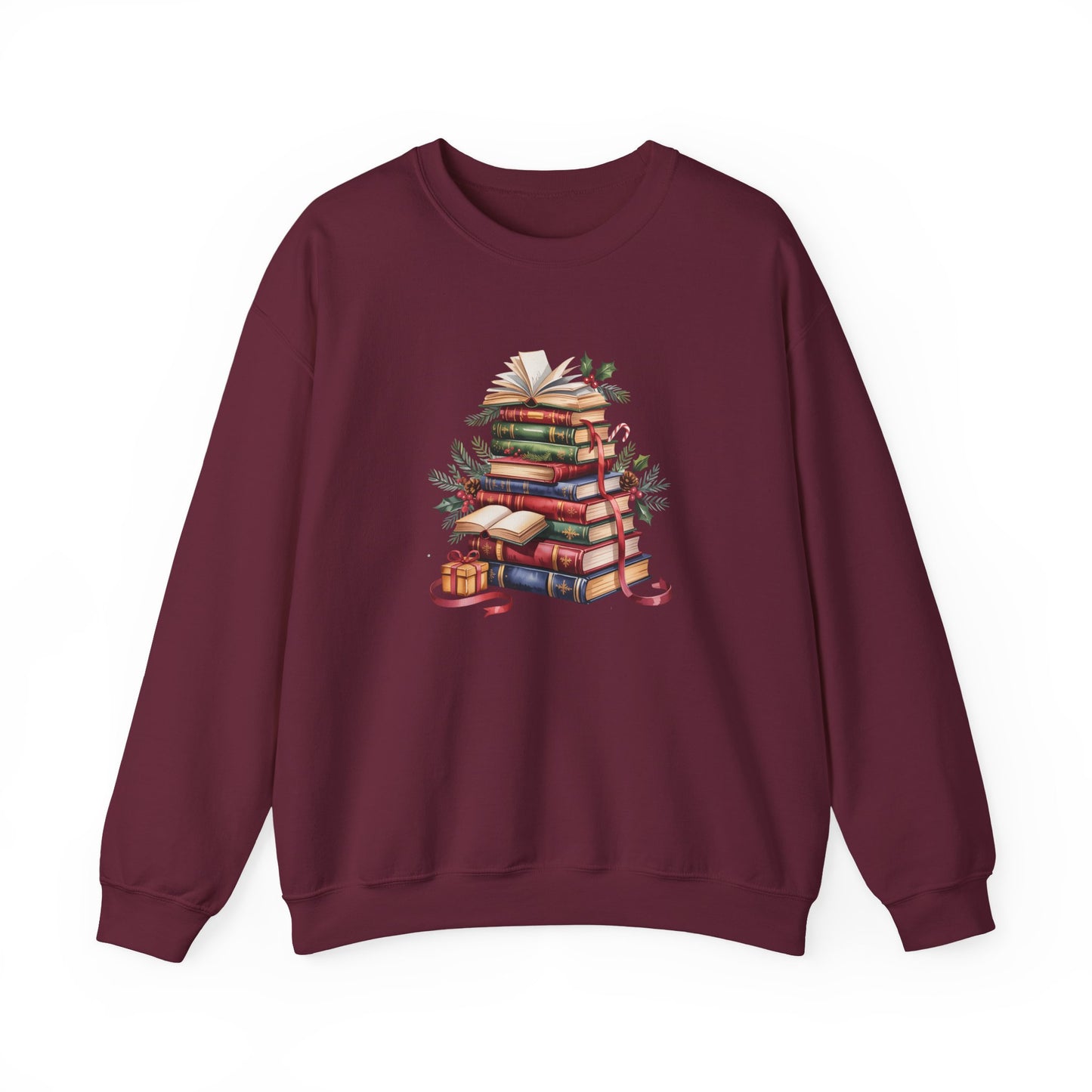 Booklover Holiday Women's Crewneck