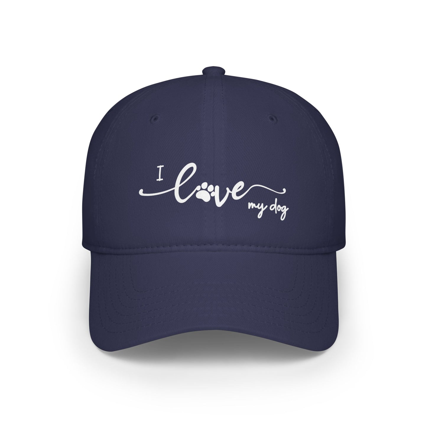 I Love My Dog Baseball Cap