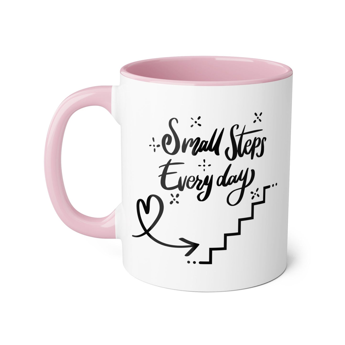 Small Steps Every Day 2 Tone Coffee Mug