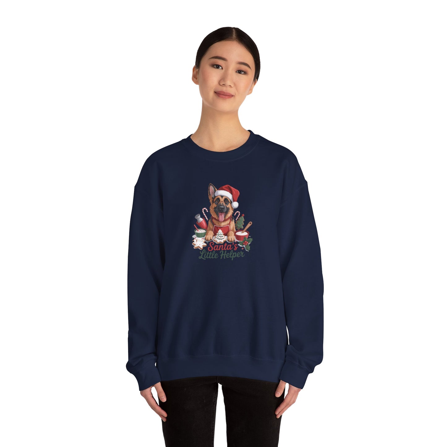 German Shepherd Holiday Women's Crewneck
