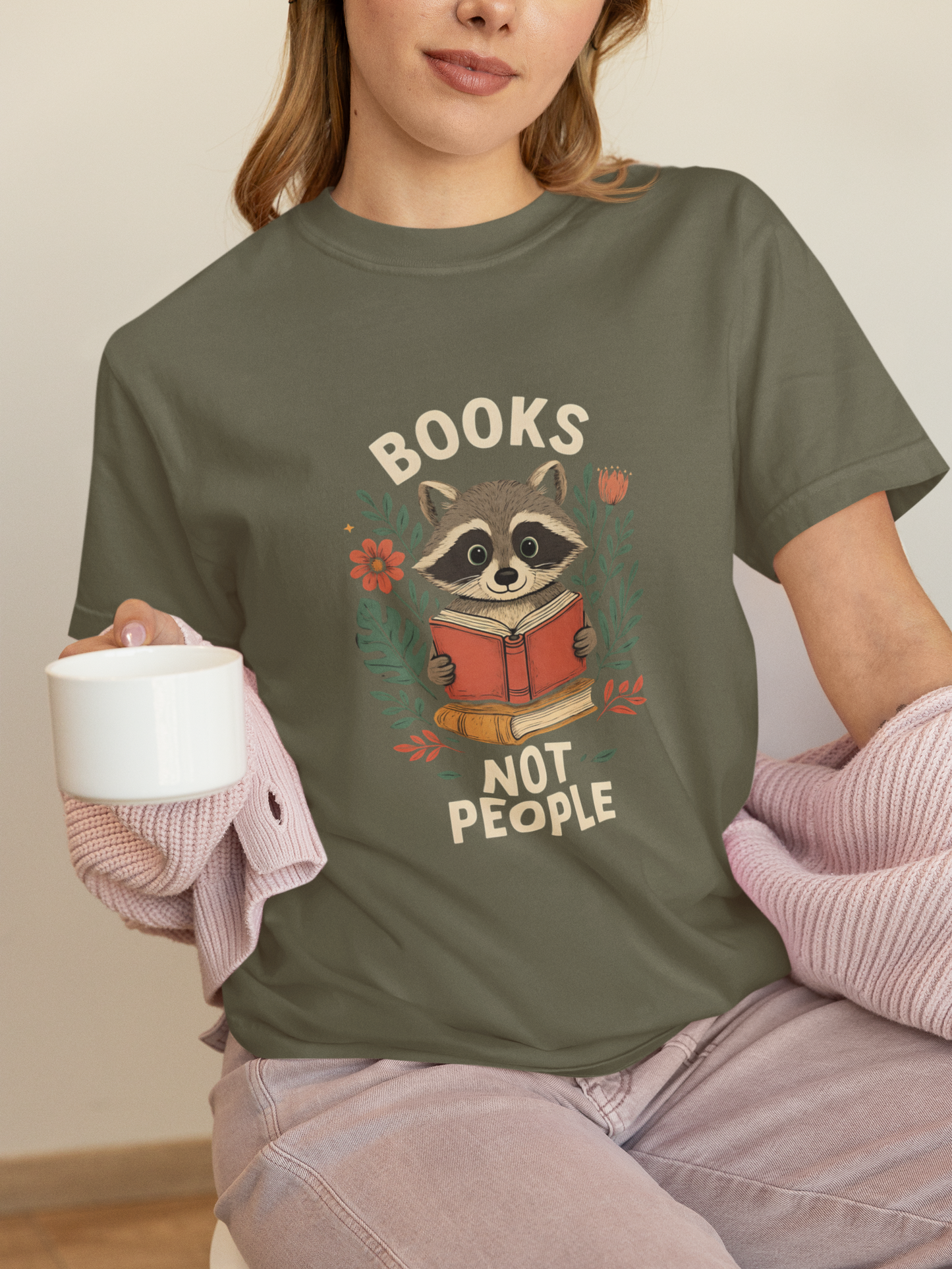 "Books Not People" Women's T-Shirt