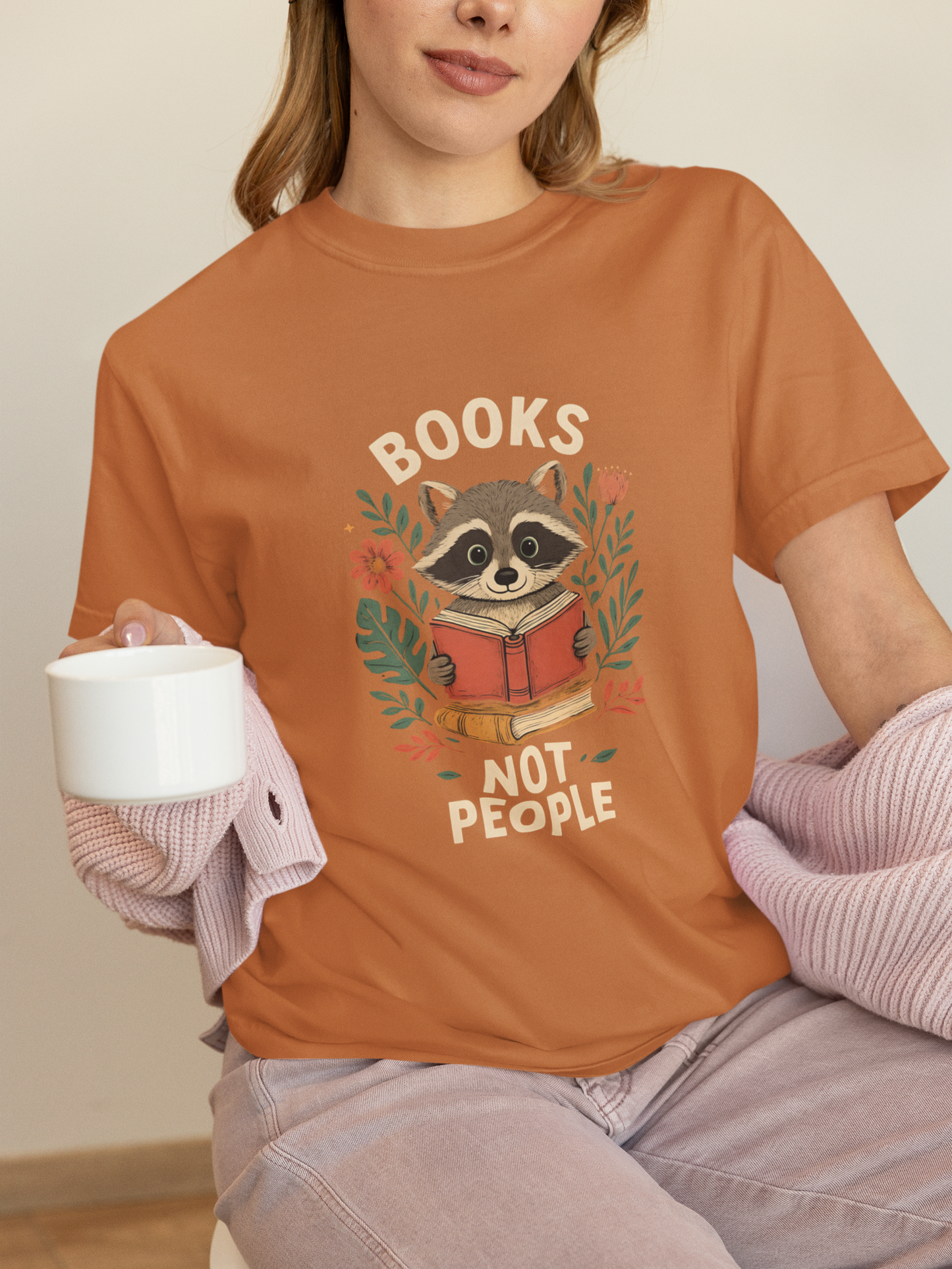 "Books Not People" Women's T-Shirt
