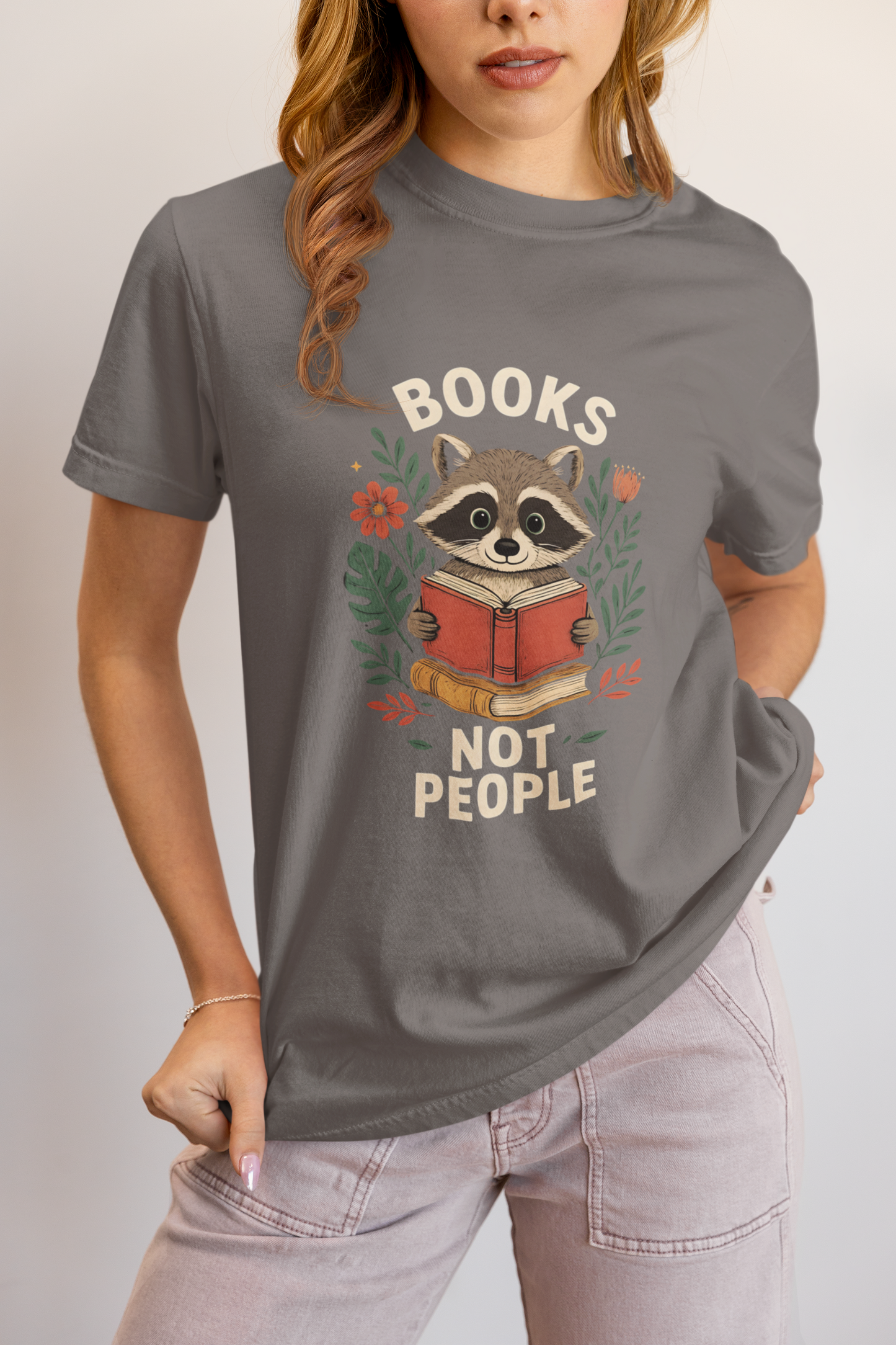 "Books Not People" Women's T-Shirt