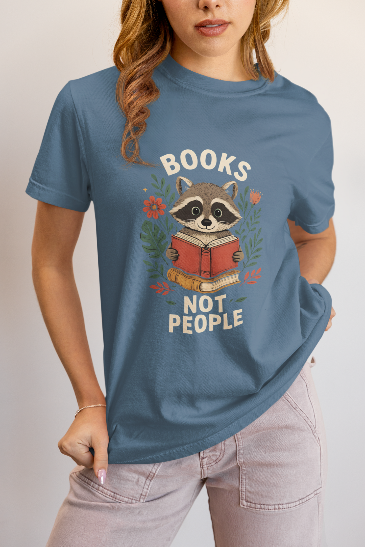 "Books Not People" Women's T-Shirt