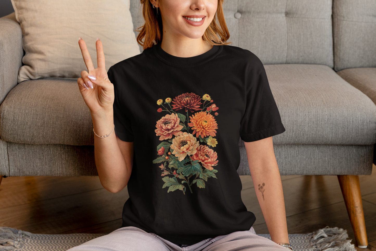 November Birthflower Women's T-Shirt