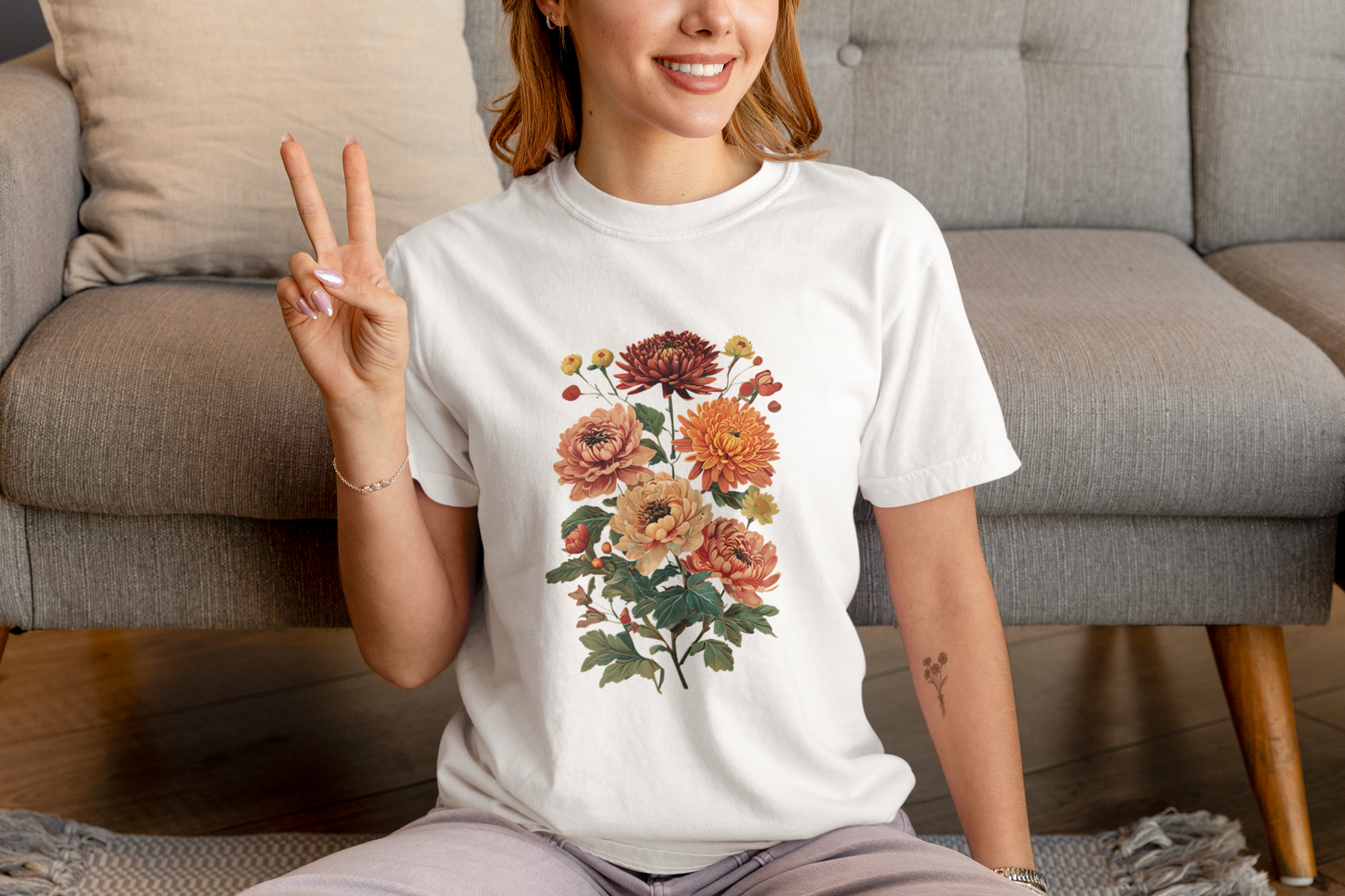 November Birthflower Women's T-Shirt