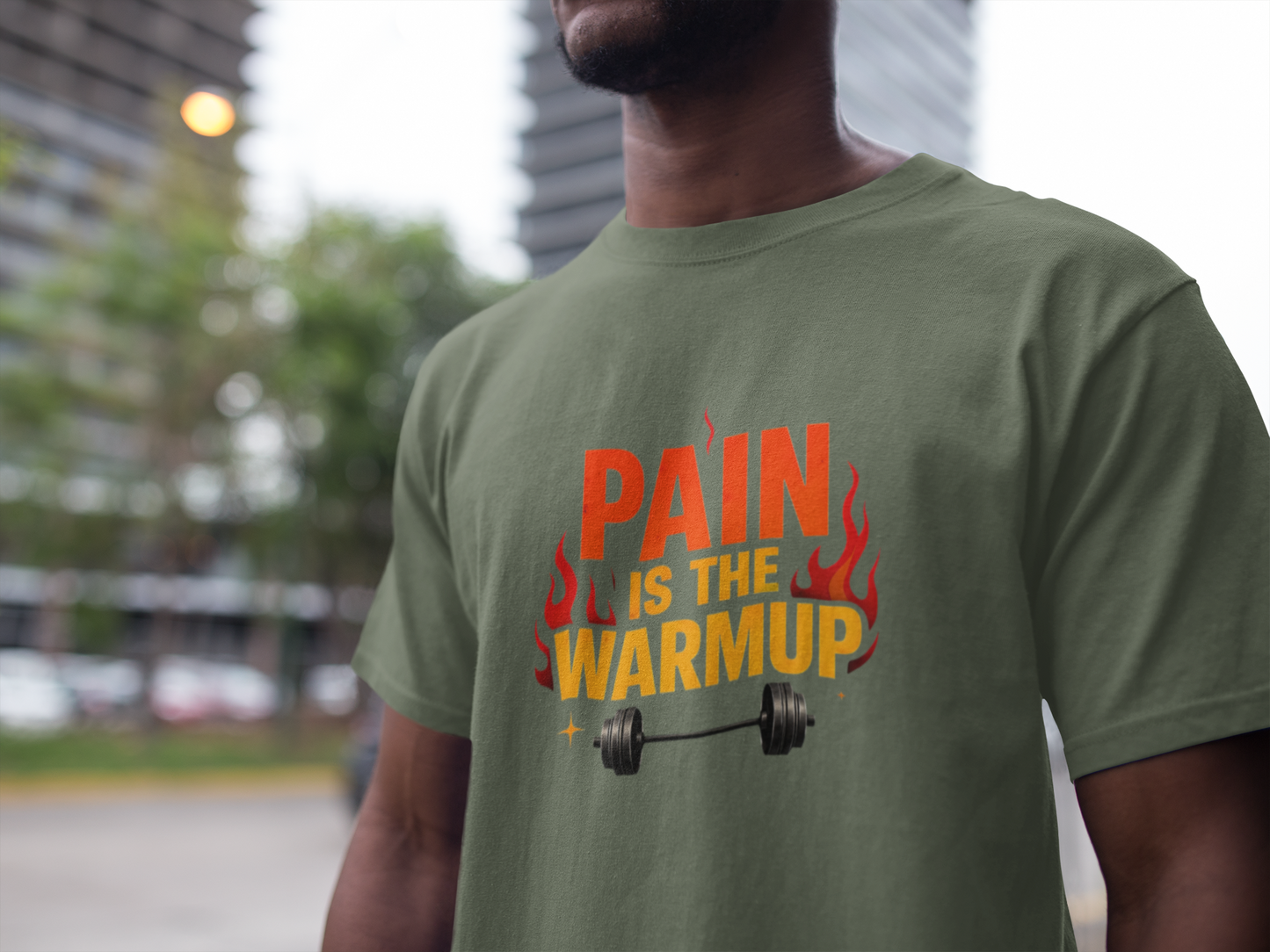 Pain is the Warmup Men's T-Shirt