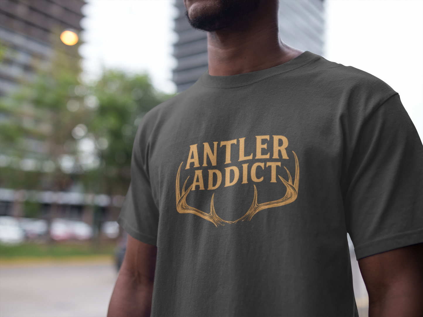 Antler Addict Hunting T-Shirt