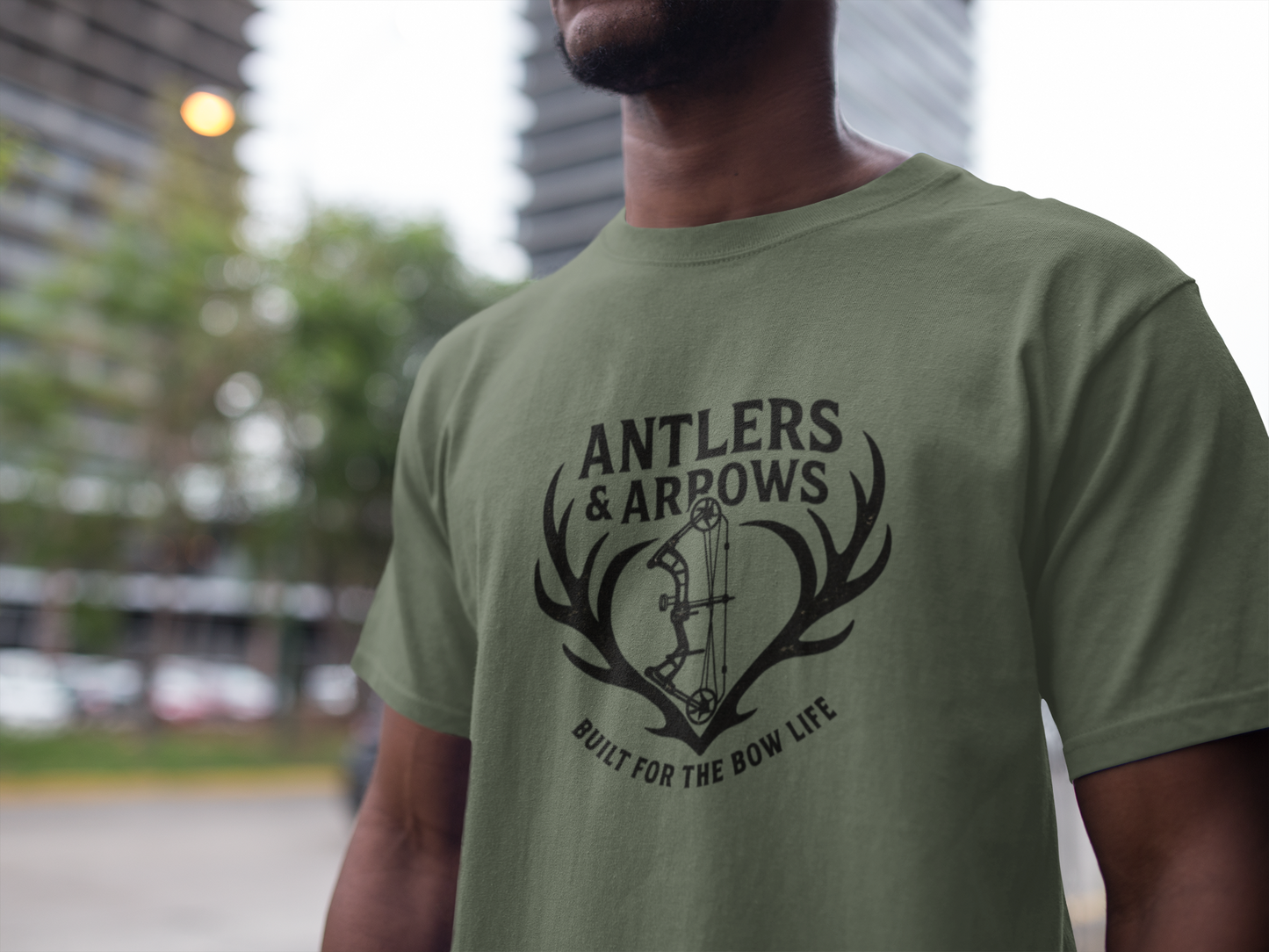 Antlers and Arrows Bow Hunter T-Shirt