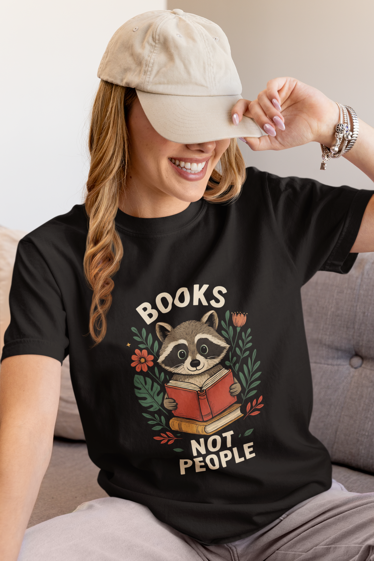 "Books Not People" Women's T-Shirt