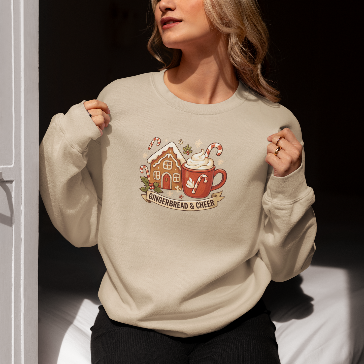 Gingerbread & Cheer Women's Crewneck