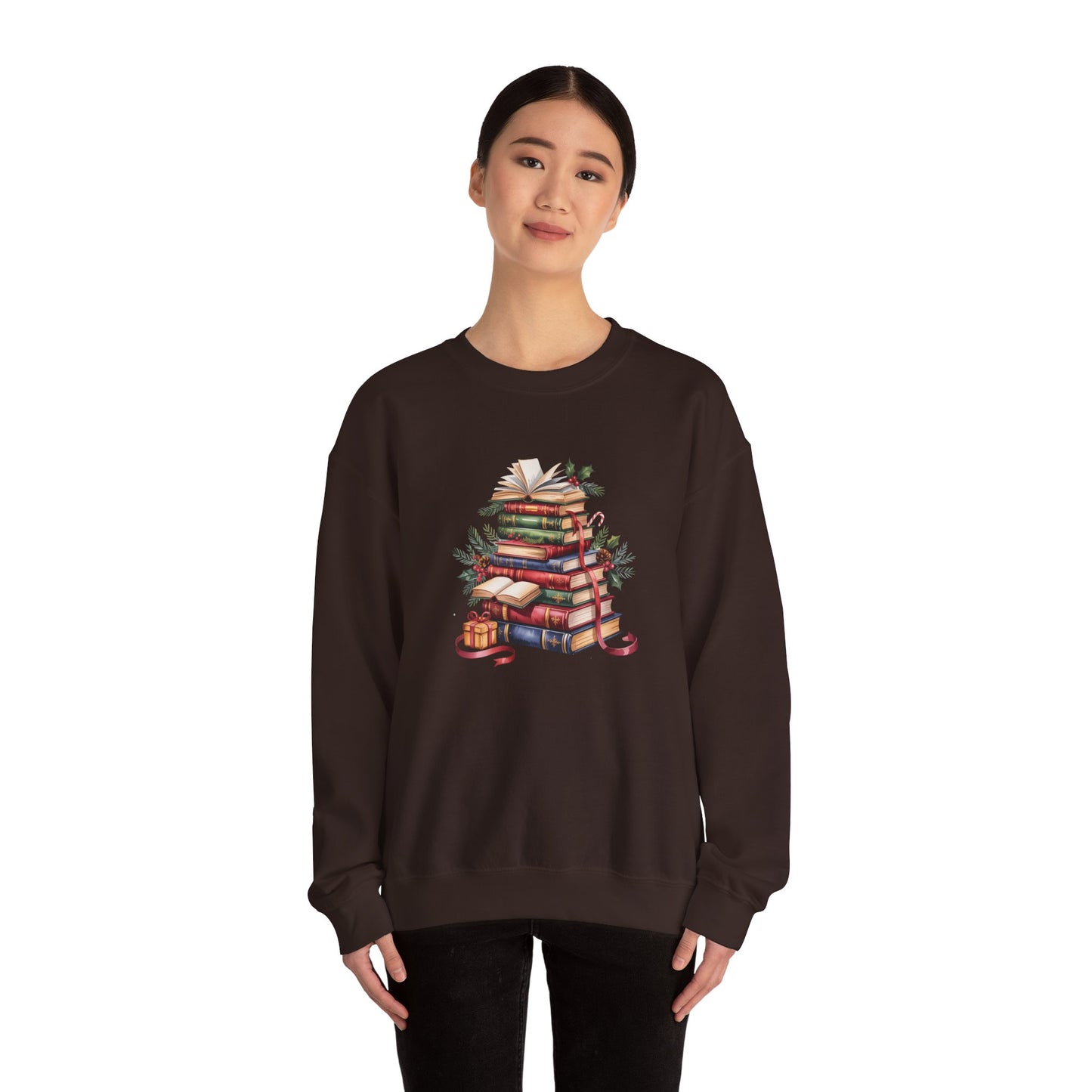 Booklover Holiday Women's Crewneck