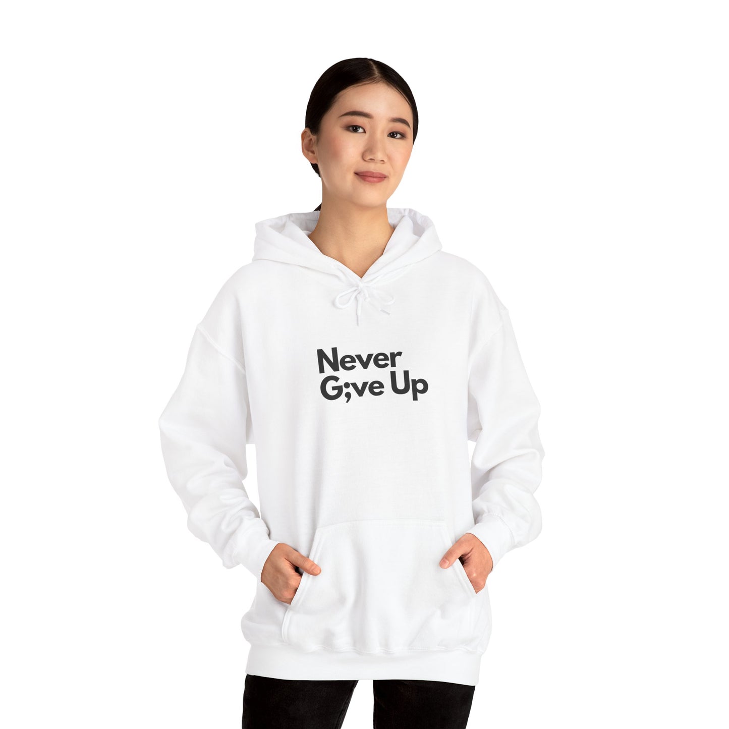 Never G;ve Up Women's Hoodie