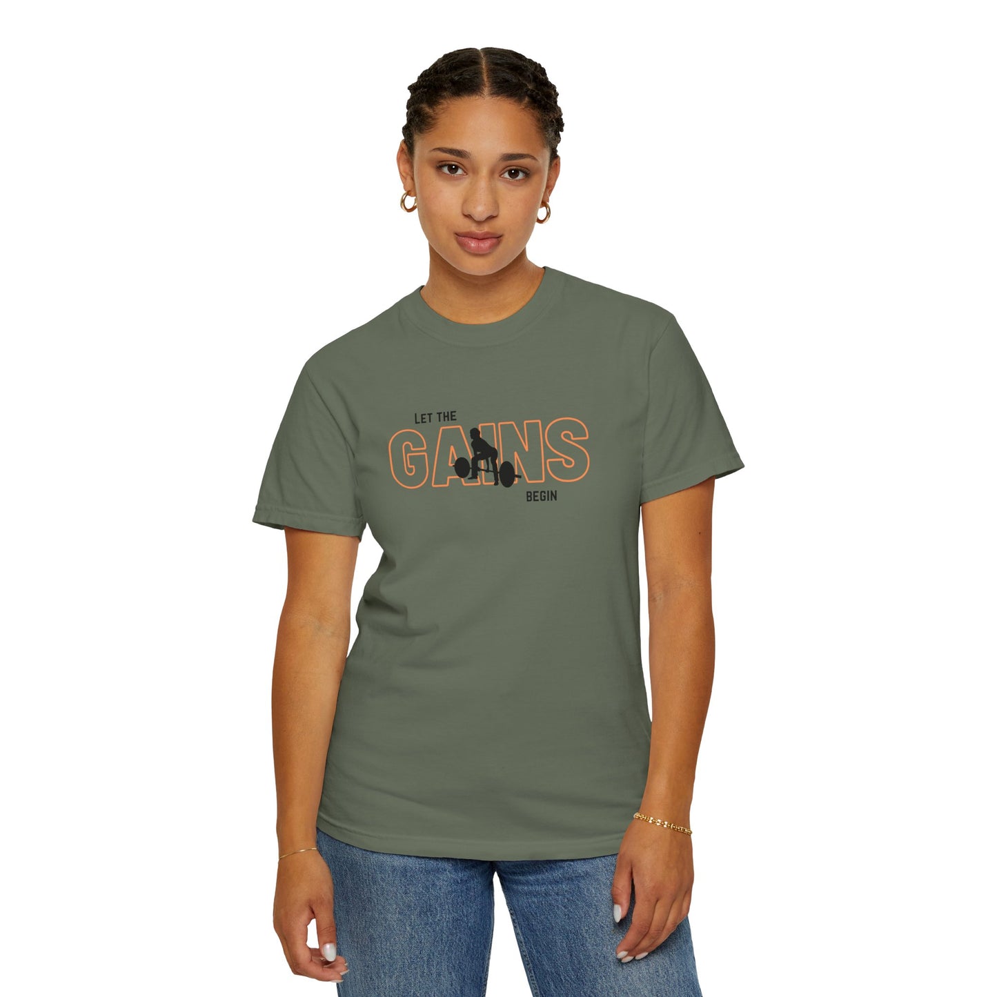 'Let the Gains Begin' Women's T-Shirt