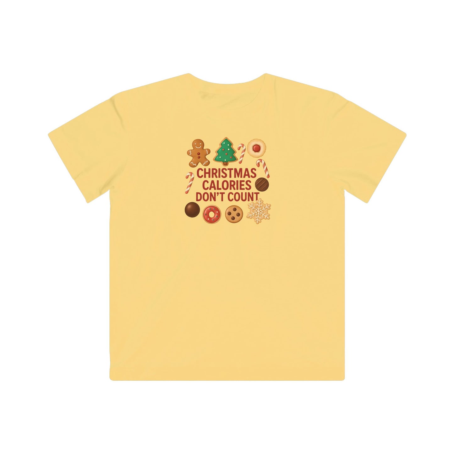 Christmas Calories Don't Count Kid's T-Shirt