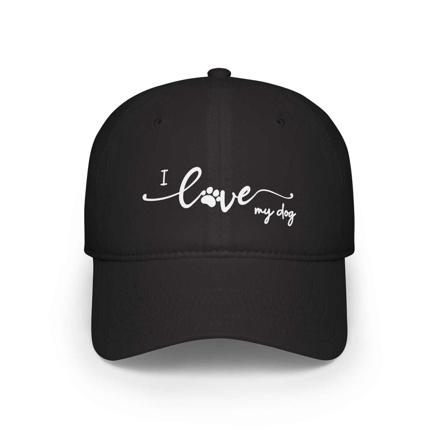 I Love My Dog Baseball Cap