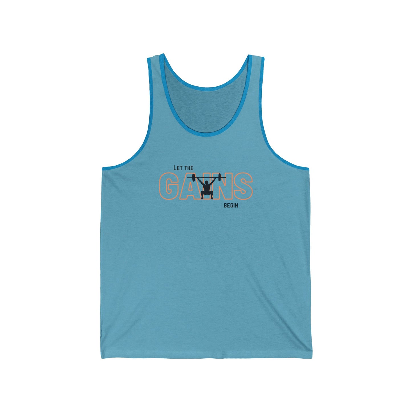 'Let the Gains Begin' Men's Tank