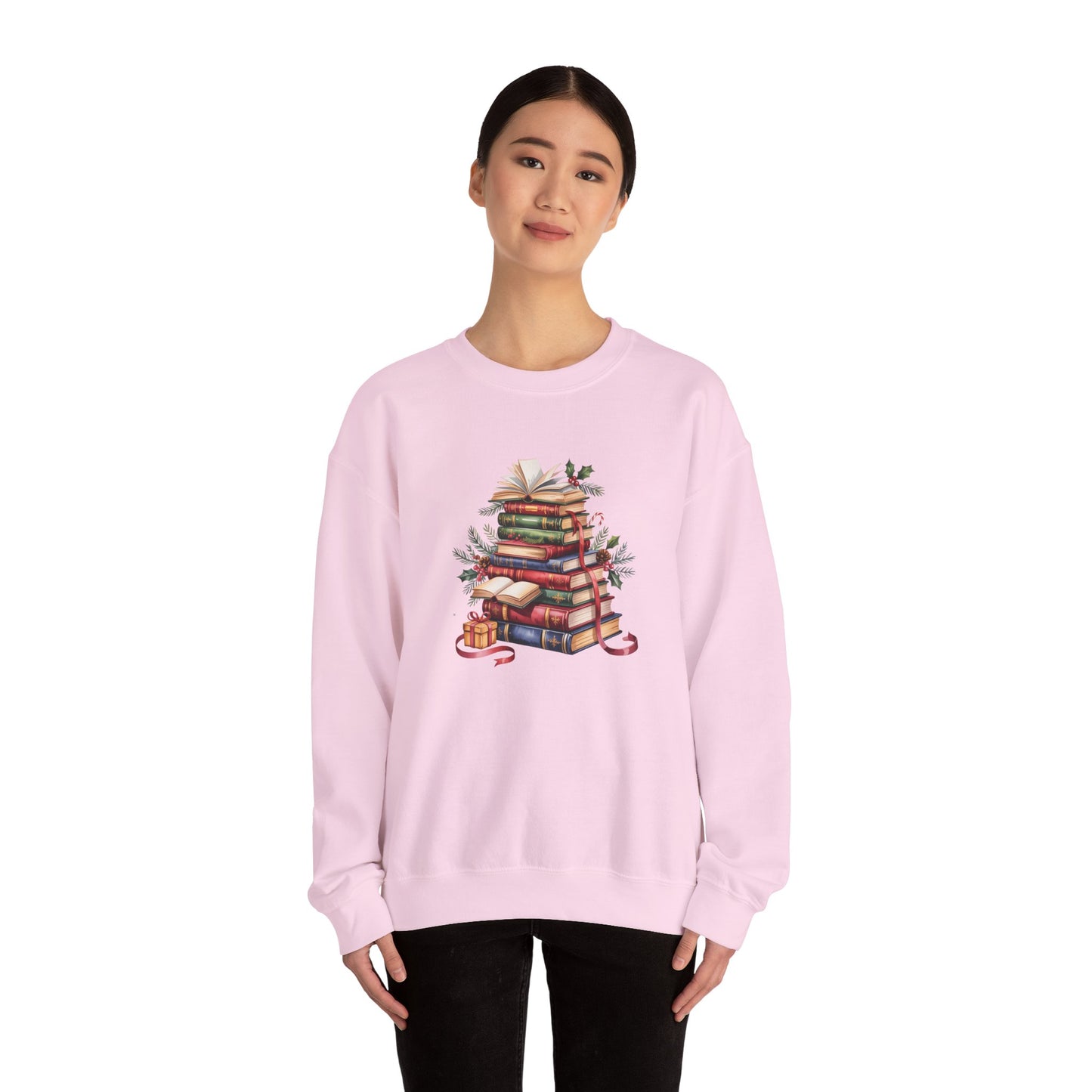 Booklover Holiday Women's Crewneck