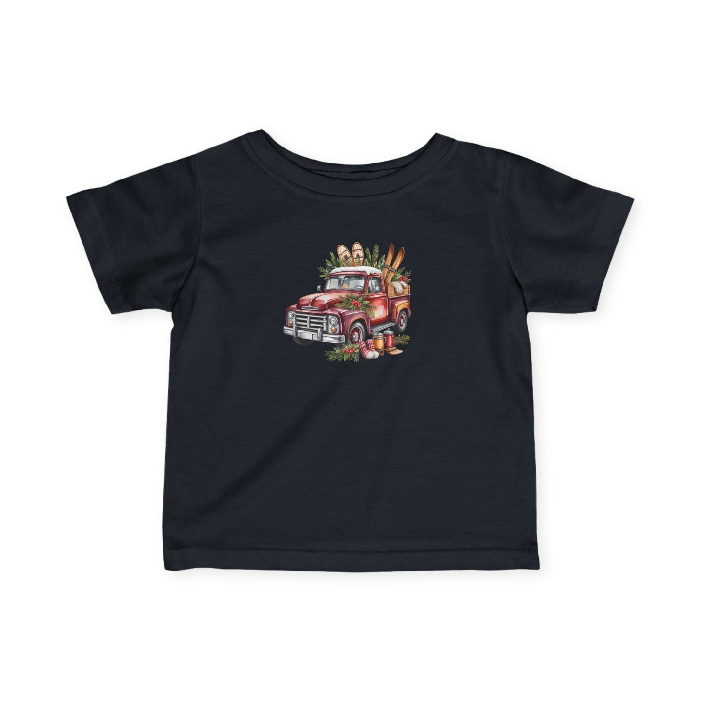 Retro Holiday Truck Infant Tee