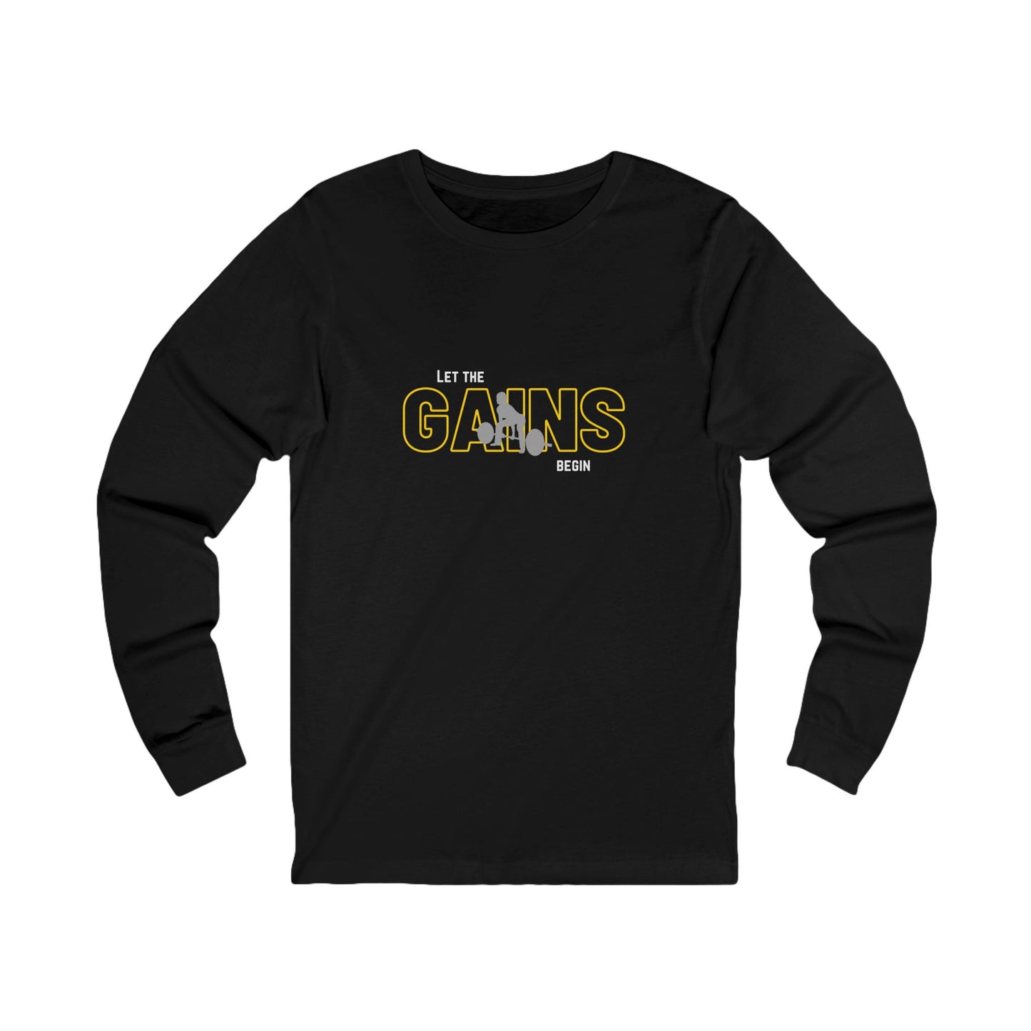 'Let the Gains Begin' Women's Long Sleeve