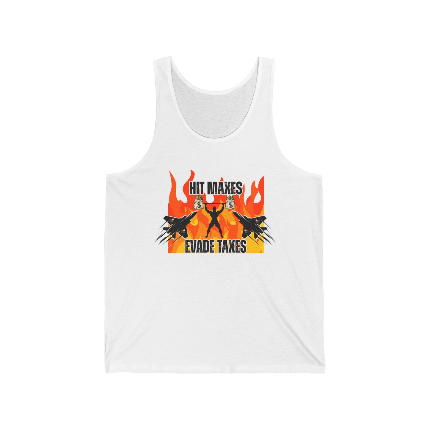 Hit Maxes Evade Taxes Men's Tank