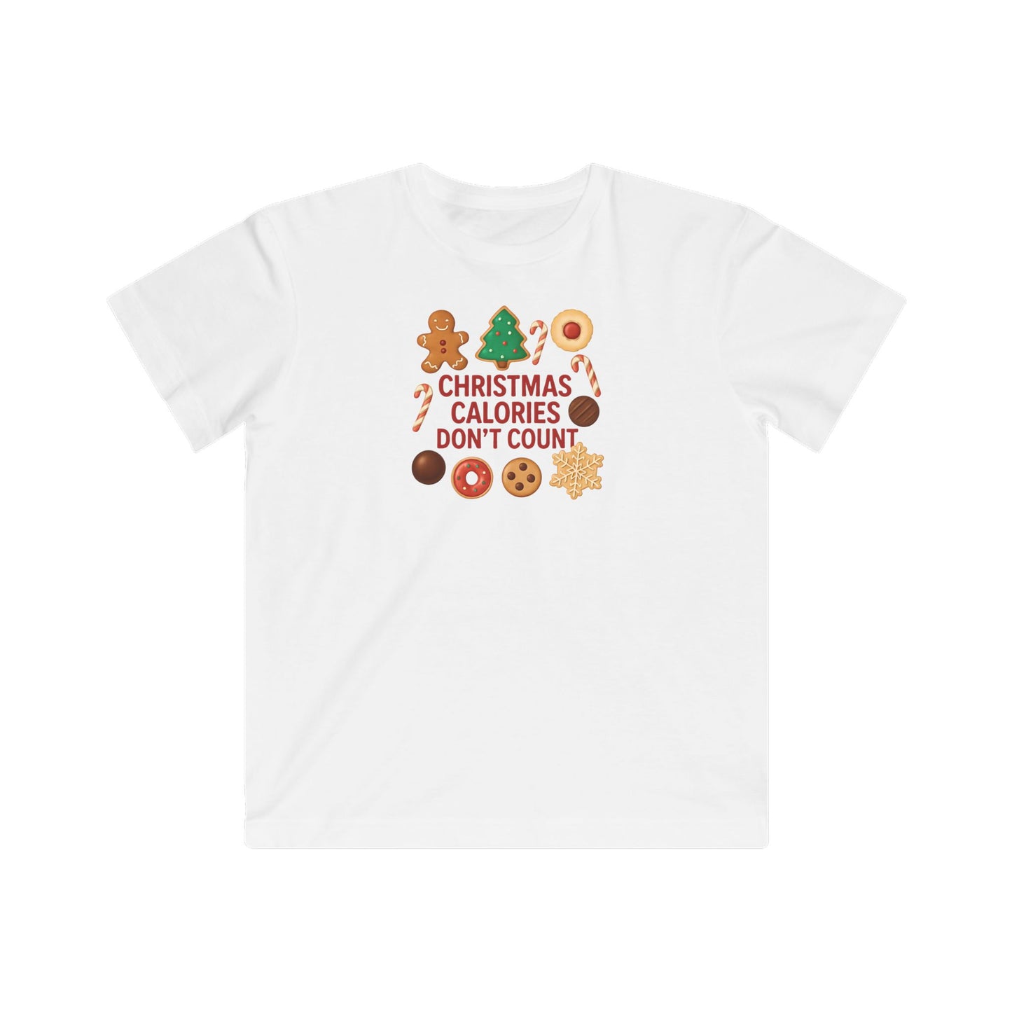 Christmas Calories Don't Count Kid's T-Shirt