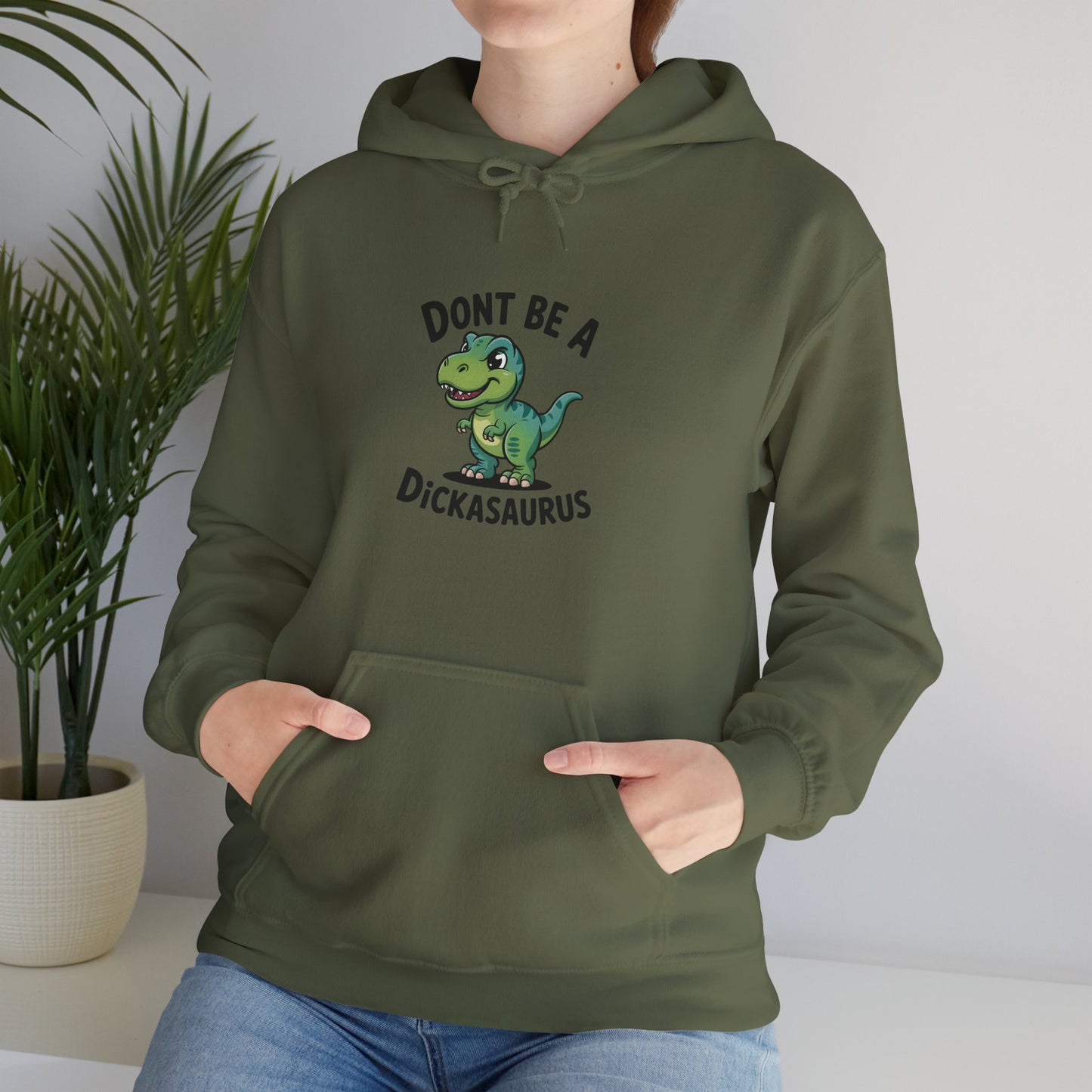 "Don't Be a Dickasaurus" Women's Hoodie