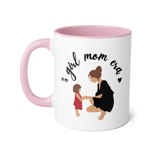 Girl Mom Era 2 Tone Mug